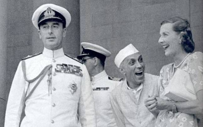 mountbatten nehru