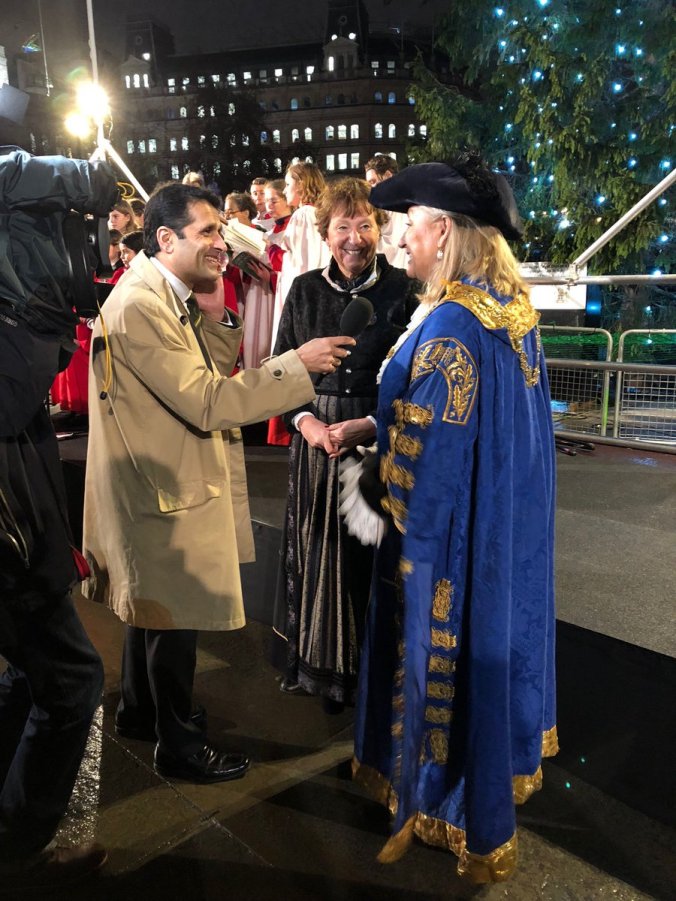 trafalgar tree inauguration