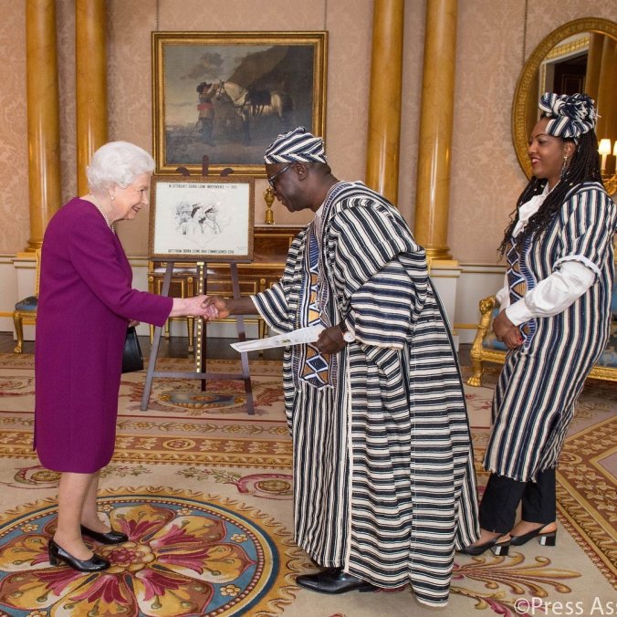 queen + ambassador sierra leone