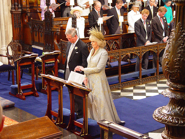 c c wedding st george's chapel