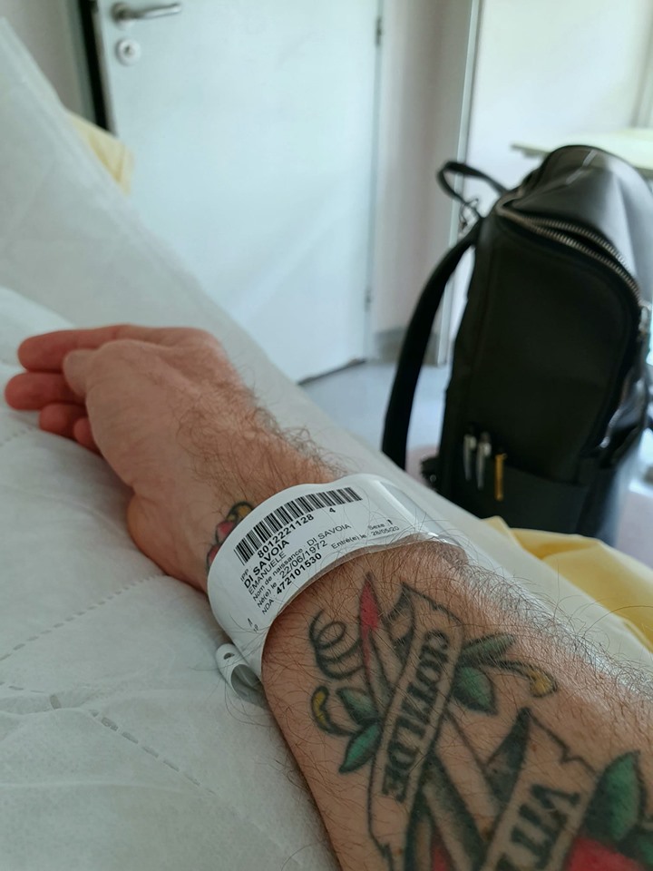 emanuele filiberto ospedale