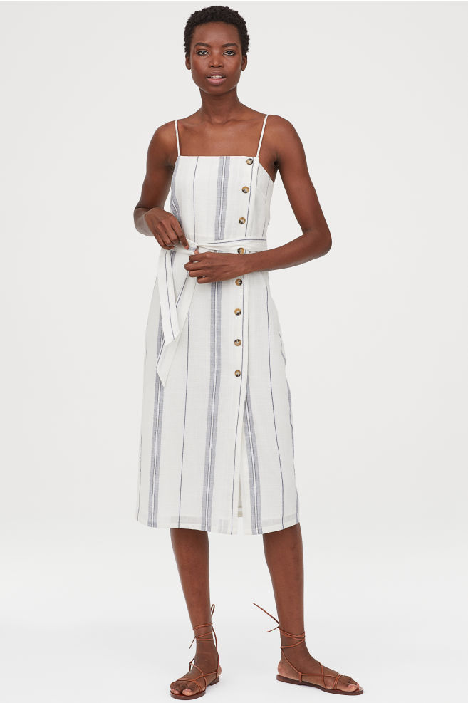 h&amp;m striped dress