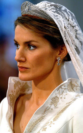 letizia wedding tiara