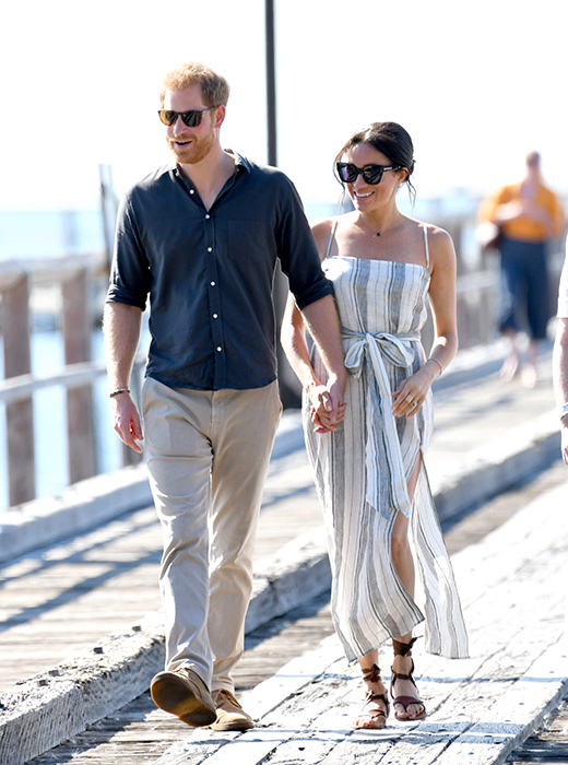 meghan striped reformation dress