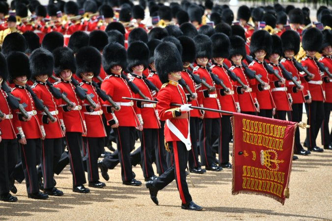 trooping the colour