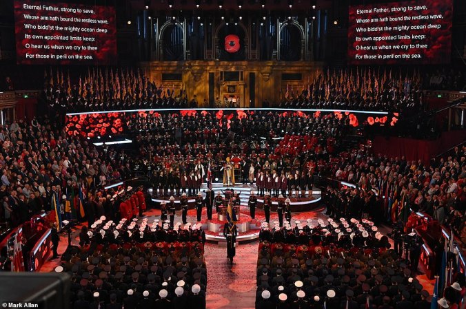 remembrance 19 royal albert hall stage