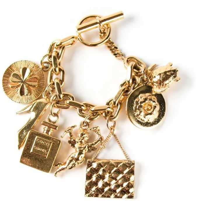 chanel charms bracelet