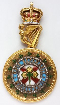 order st patrick badge