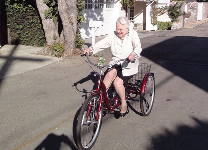 olivia de havilland biking