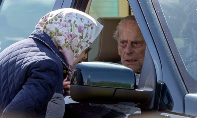 prince philip car crash the queen